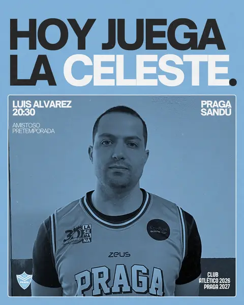 Hoy juega la Celeste: Praga visita a Sandú en el Luis Álvarez